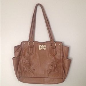 Mariposa leather handbag